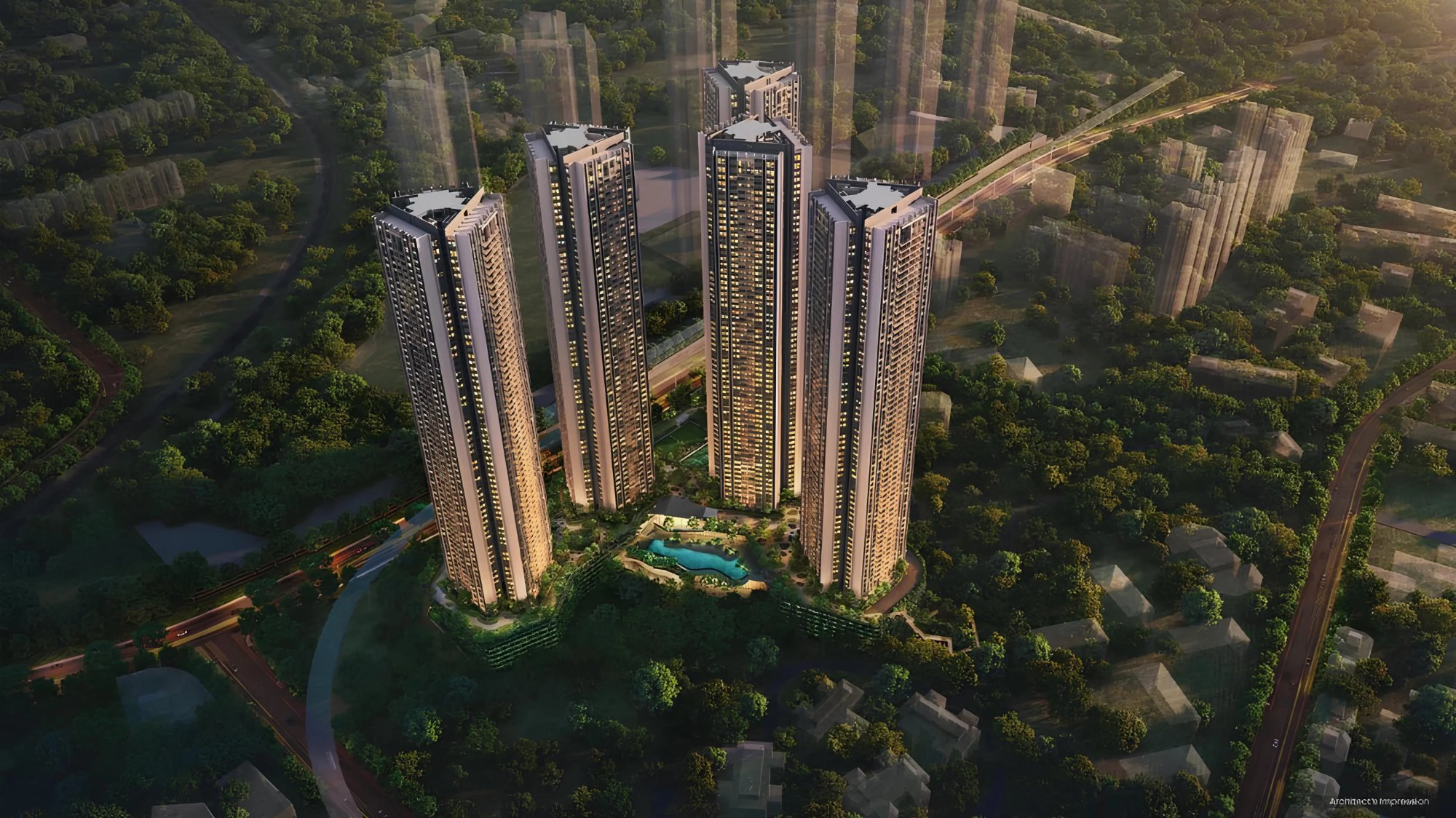 Godrej Samaris Sector 53 Golf Course Road Gurgaon — luxury residence designed by Gensler USA