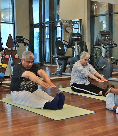 Senior-adapted gym at Max Antara Estate 361, Gurgaon