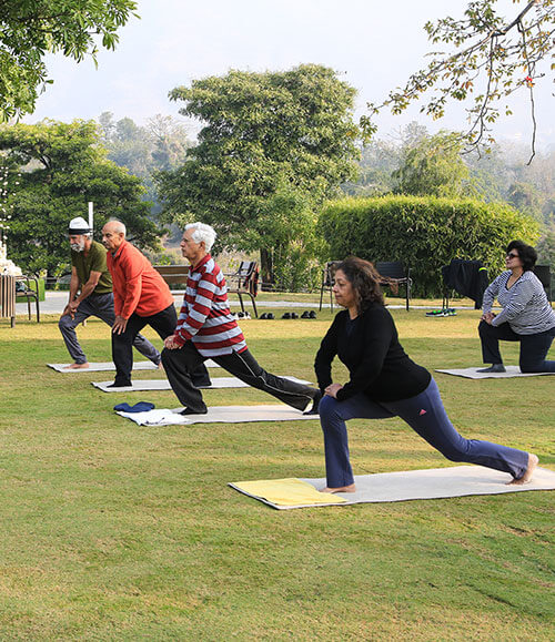 Yoga pavilion at Max Antara Senior Living, Sector 36A Gurgaon