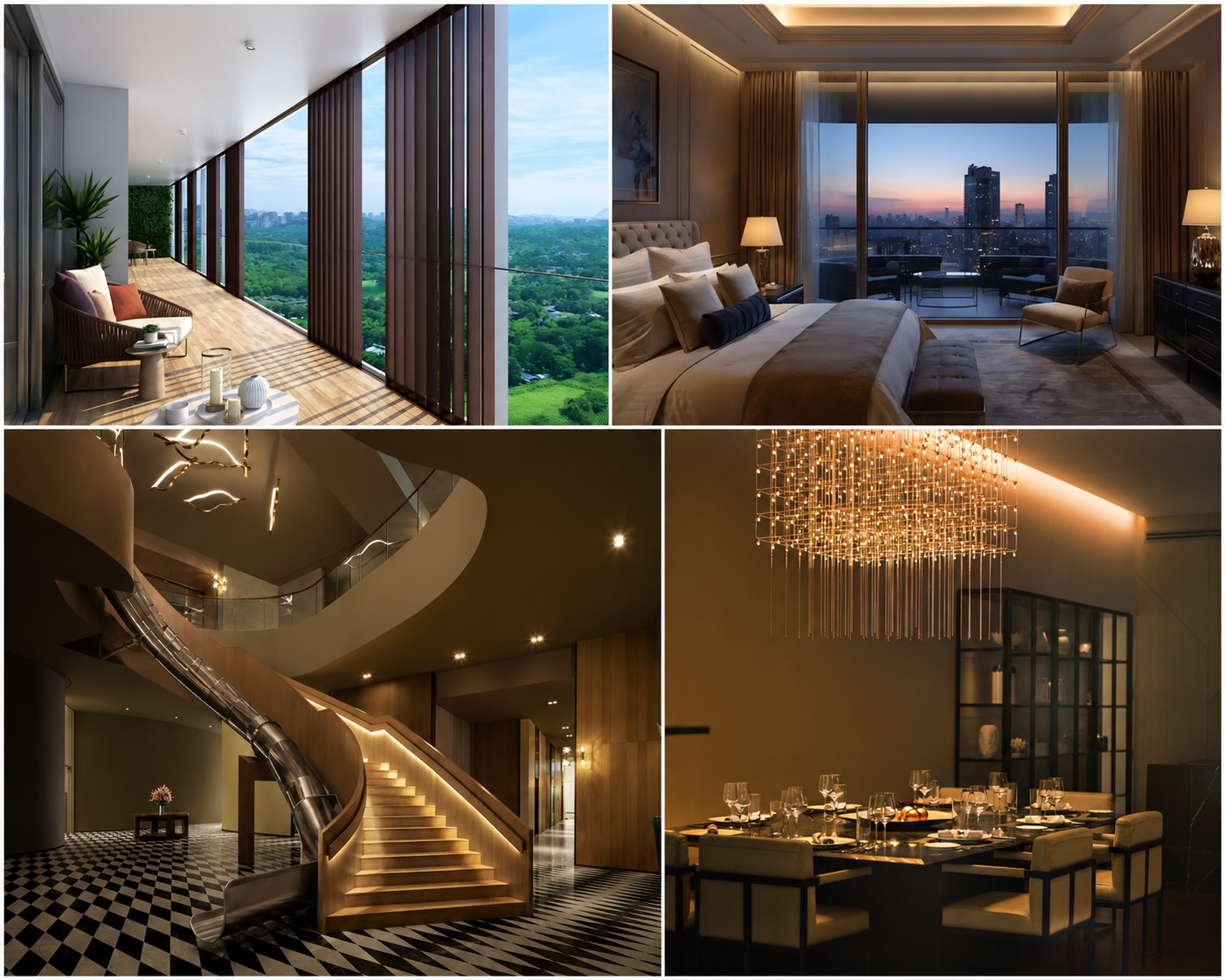 Oberoi Three Sixty North Sector 58 Gurgaon residences gallery — interiors and views